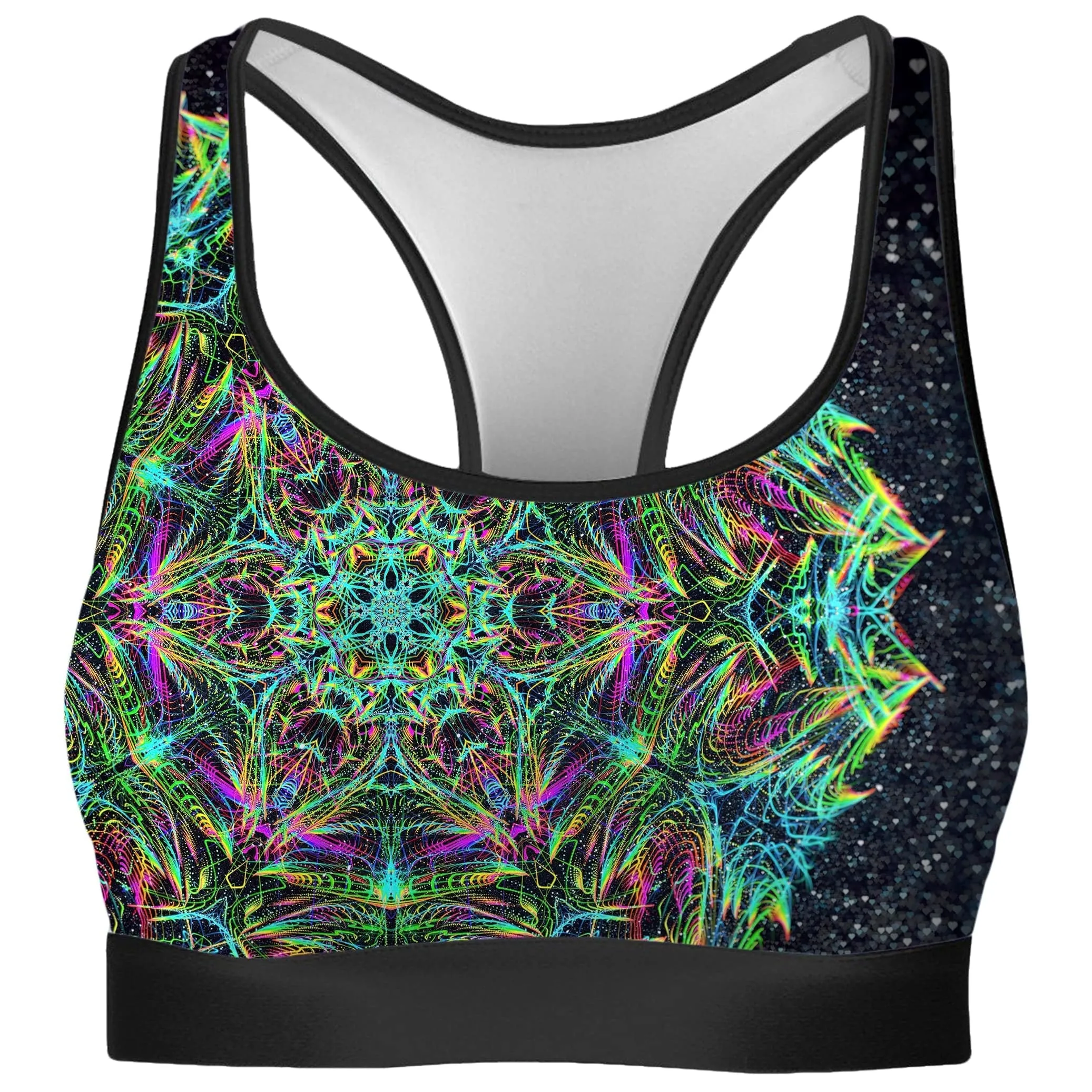 Green Warp Rave Bra and Leggings Combo sold by iEDM product image thumbnail 2