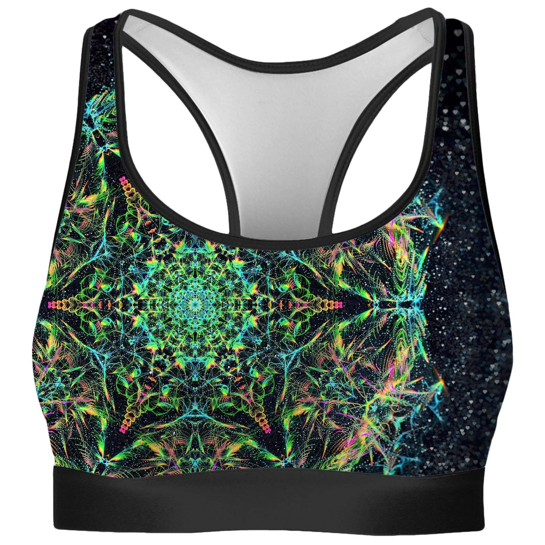 Green Prism Rave Bra and Leggings Combo sold by iEDM product image thumbnail 2