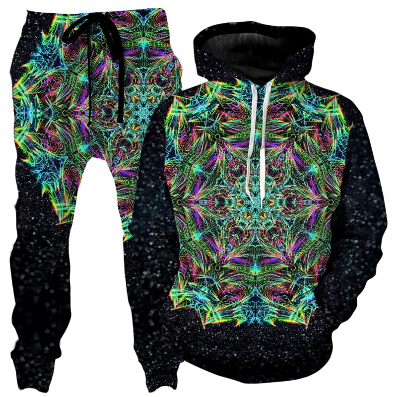 Green Warp Hoodie and Joggers Combo sold by iEDM