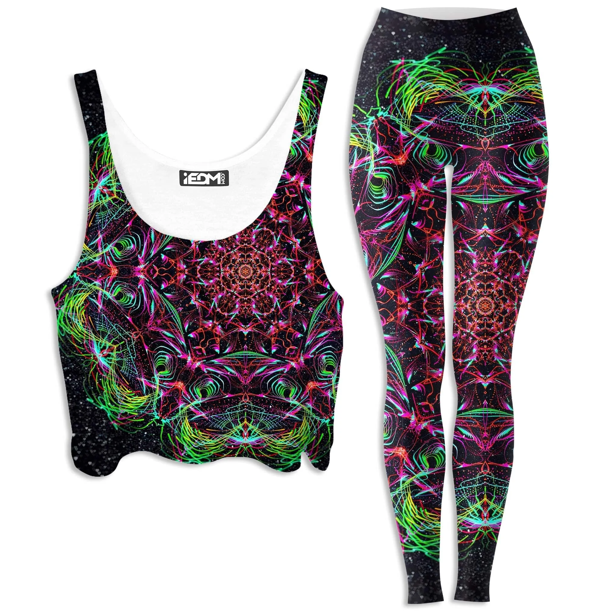 Galactic Portal Crop Top and Leggings Combo sold by iEDM
