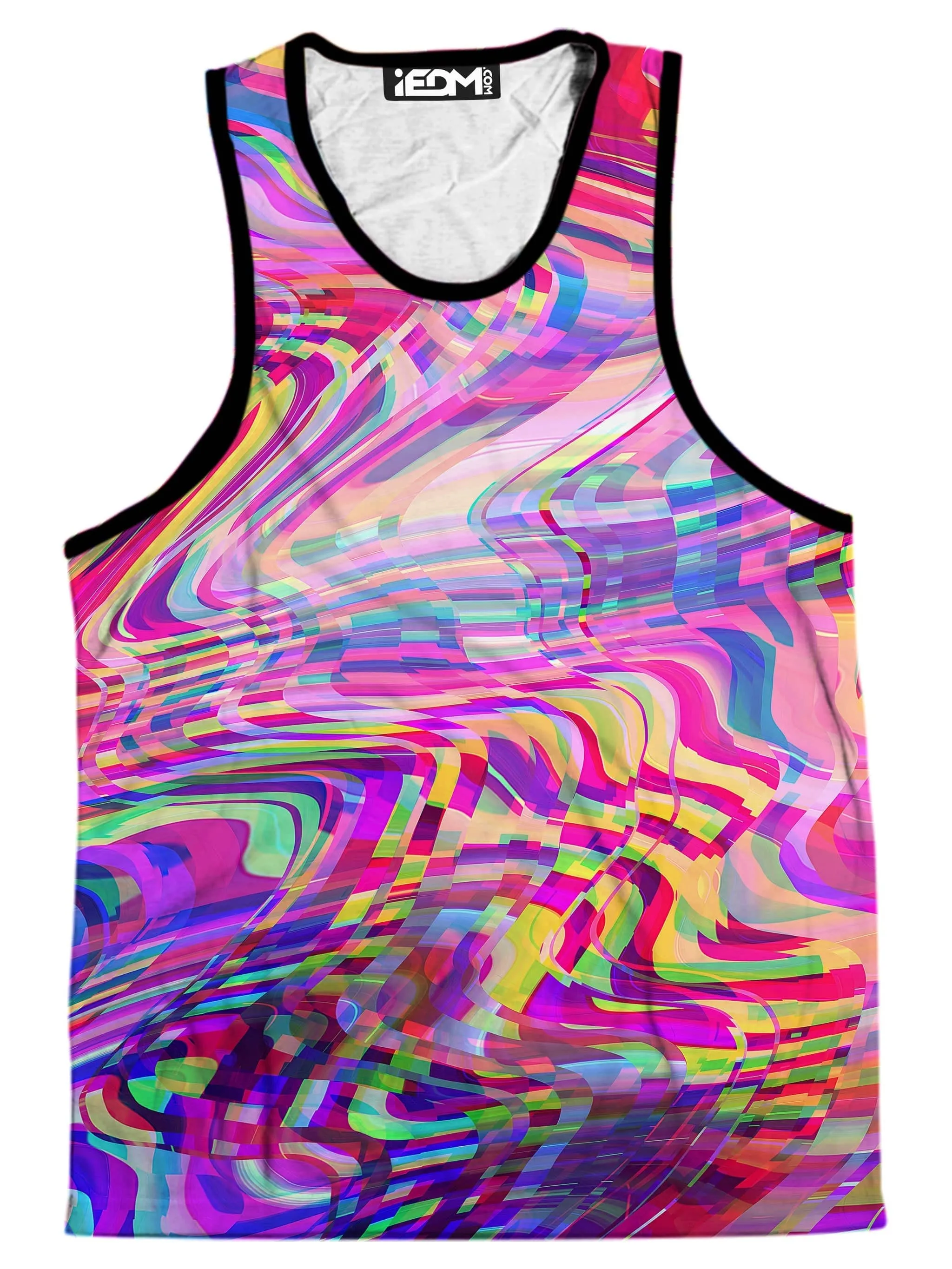 Glitch Waves Men's Tank and Shorts Combo sold by iEDM product image thumbnail 2