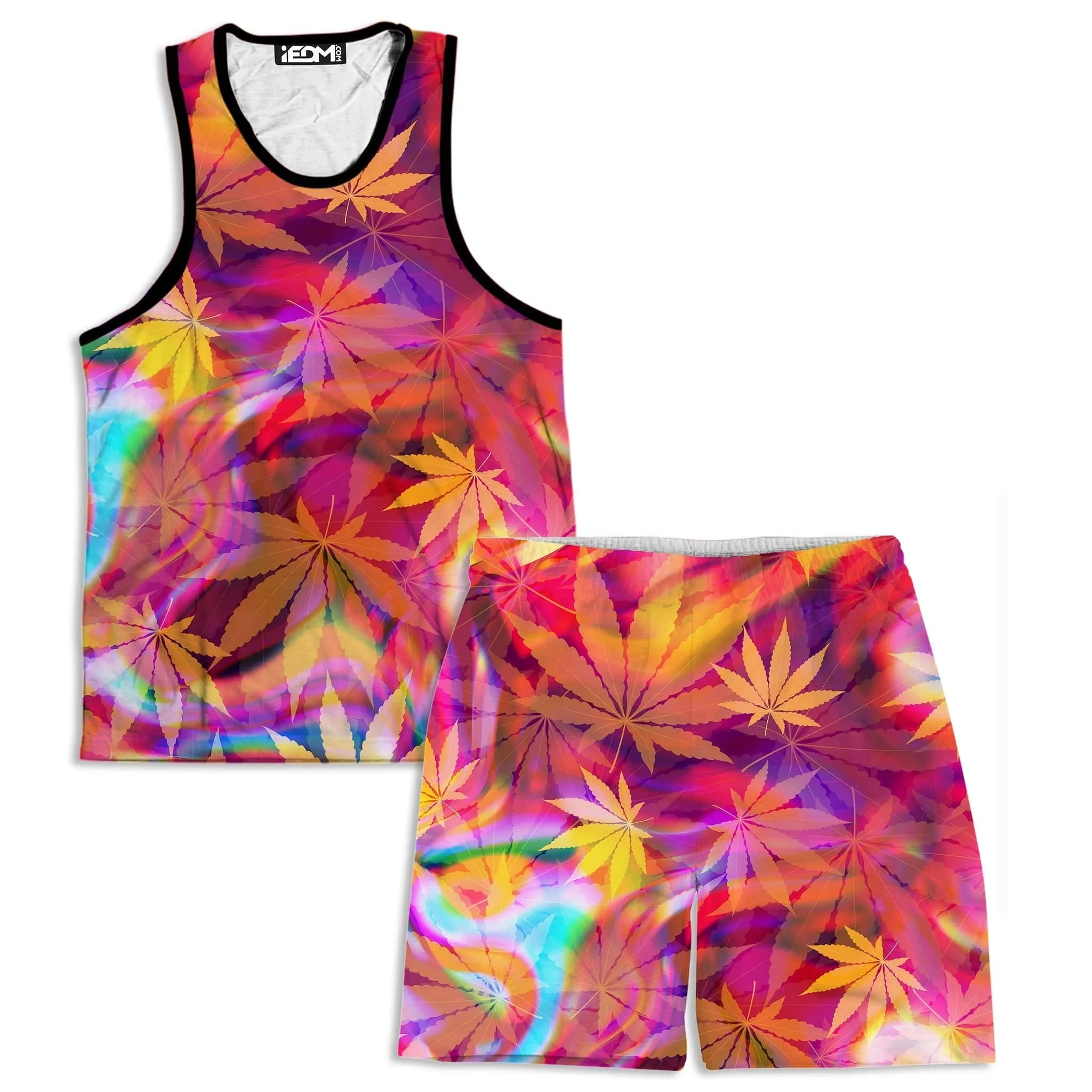 Ganja Dreamin Men's Tank and Shorts Combo sold by iEDM