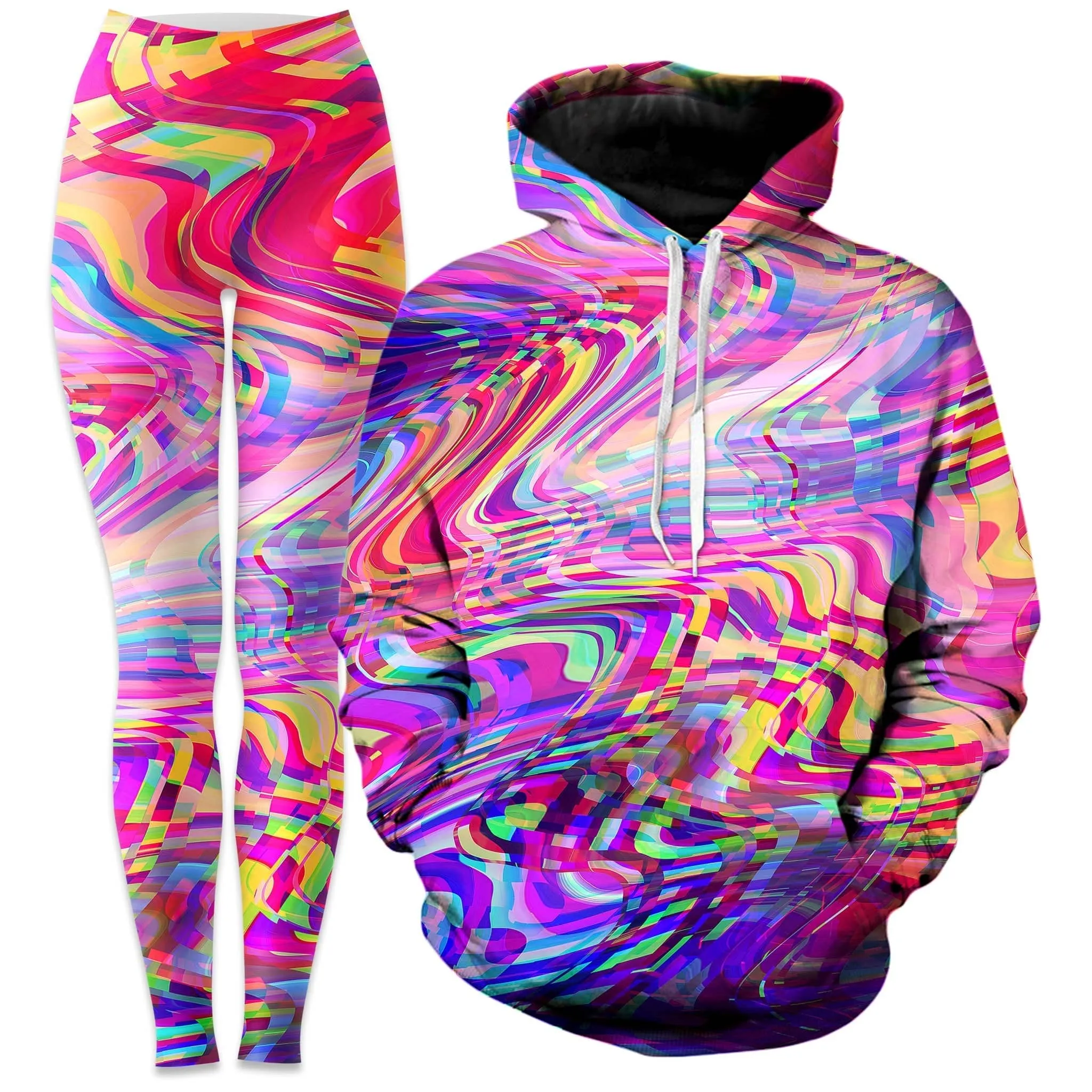 Glitch Waves Hoodie and Leggings Combo sold by iEDM