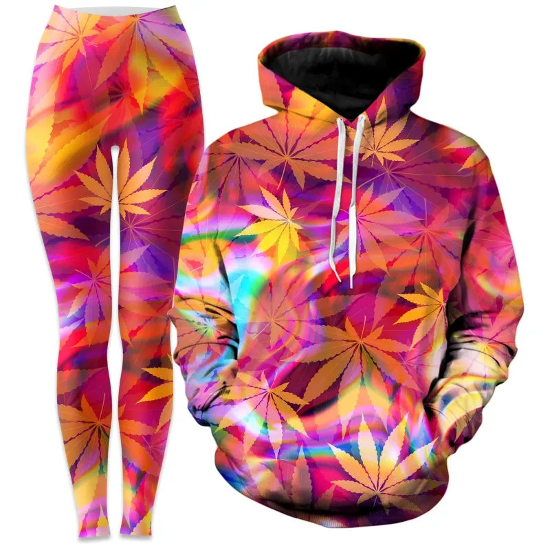 Ganja Dreamin Hoodie and Leggings Combo sold by iEDM