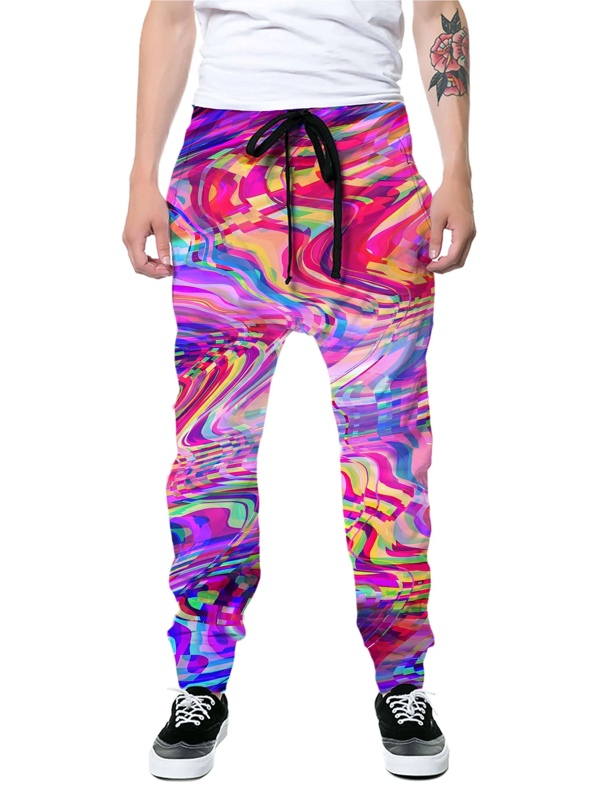 Glitch Waves Zip-Up Hoodie and Joggers Combo sold by iEDM product image thumbnail 3