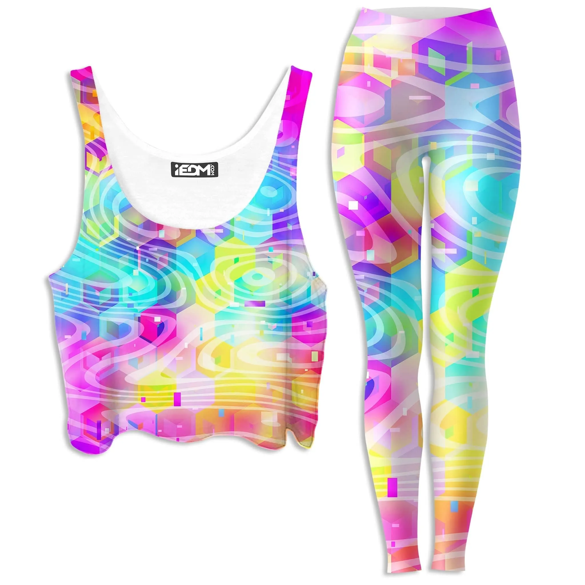 Daytrip Crop Top and Leggings Combo sold by iEDM