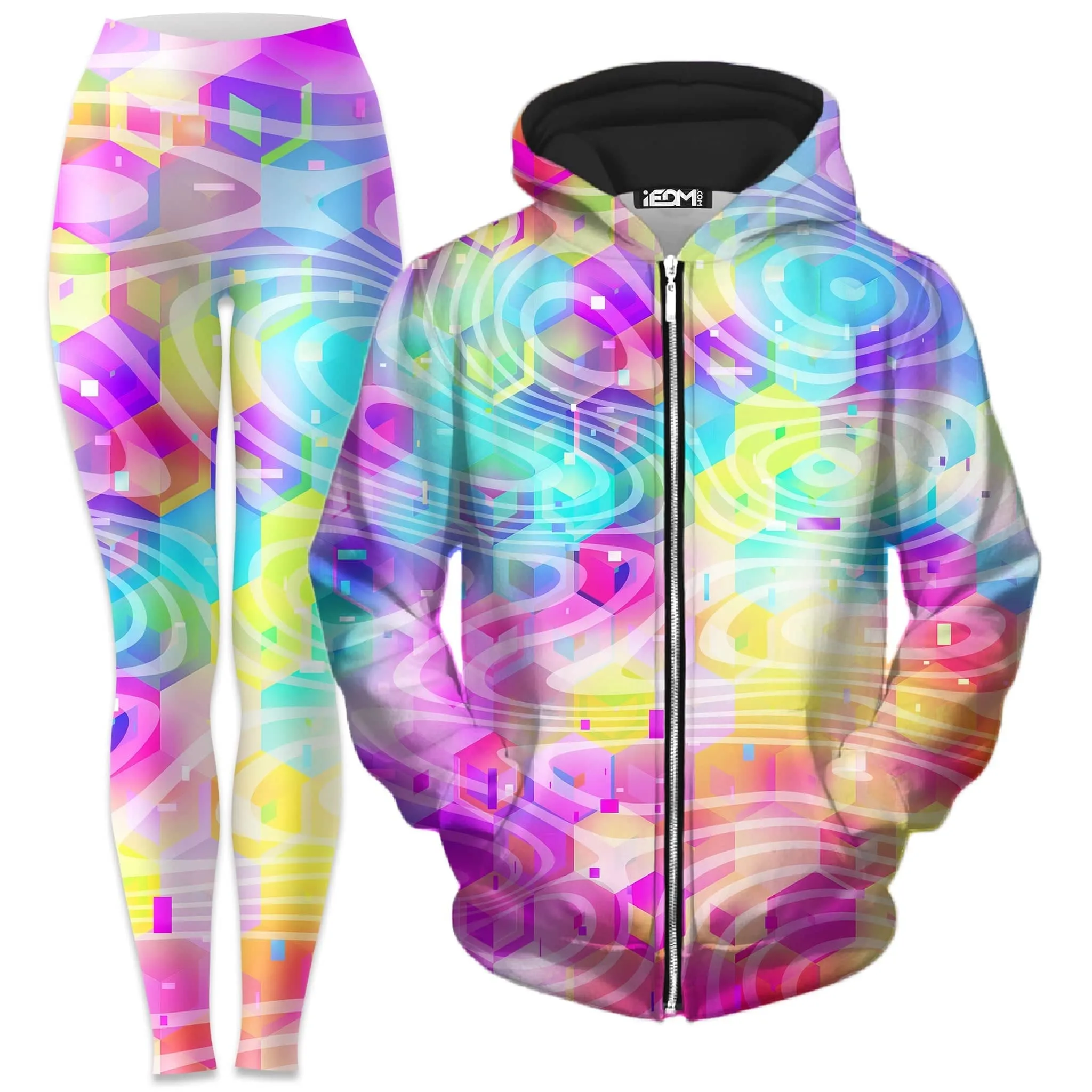 Daytrip Zip-Up Hoodie and Leggings Combo sold by iEDM