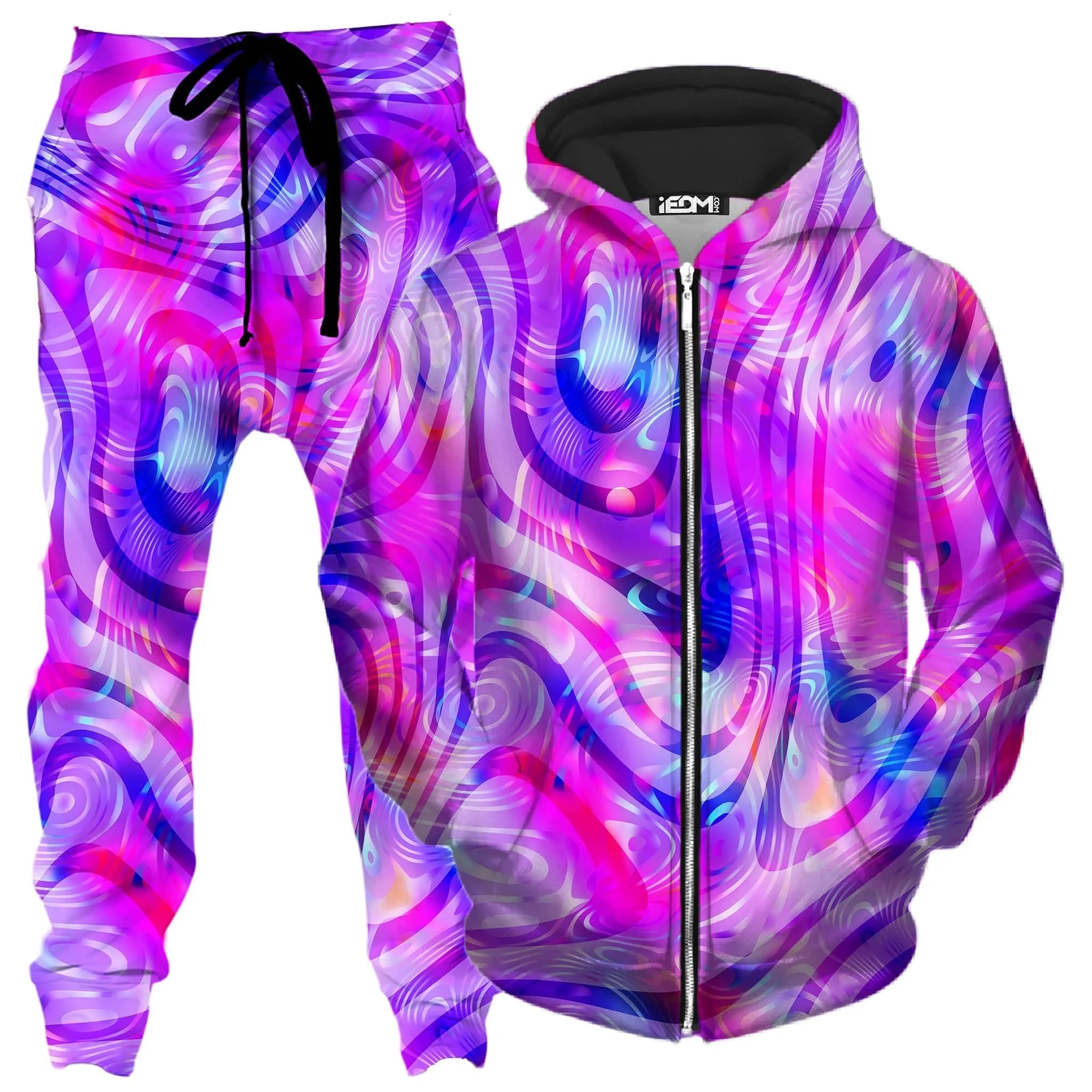 Dilated Zip-Up Hoodie and Joggers Combo sold by iEDM