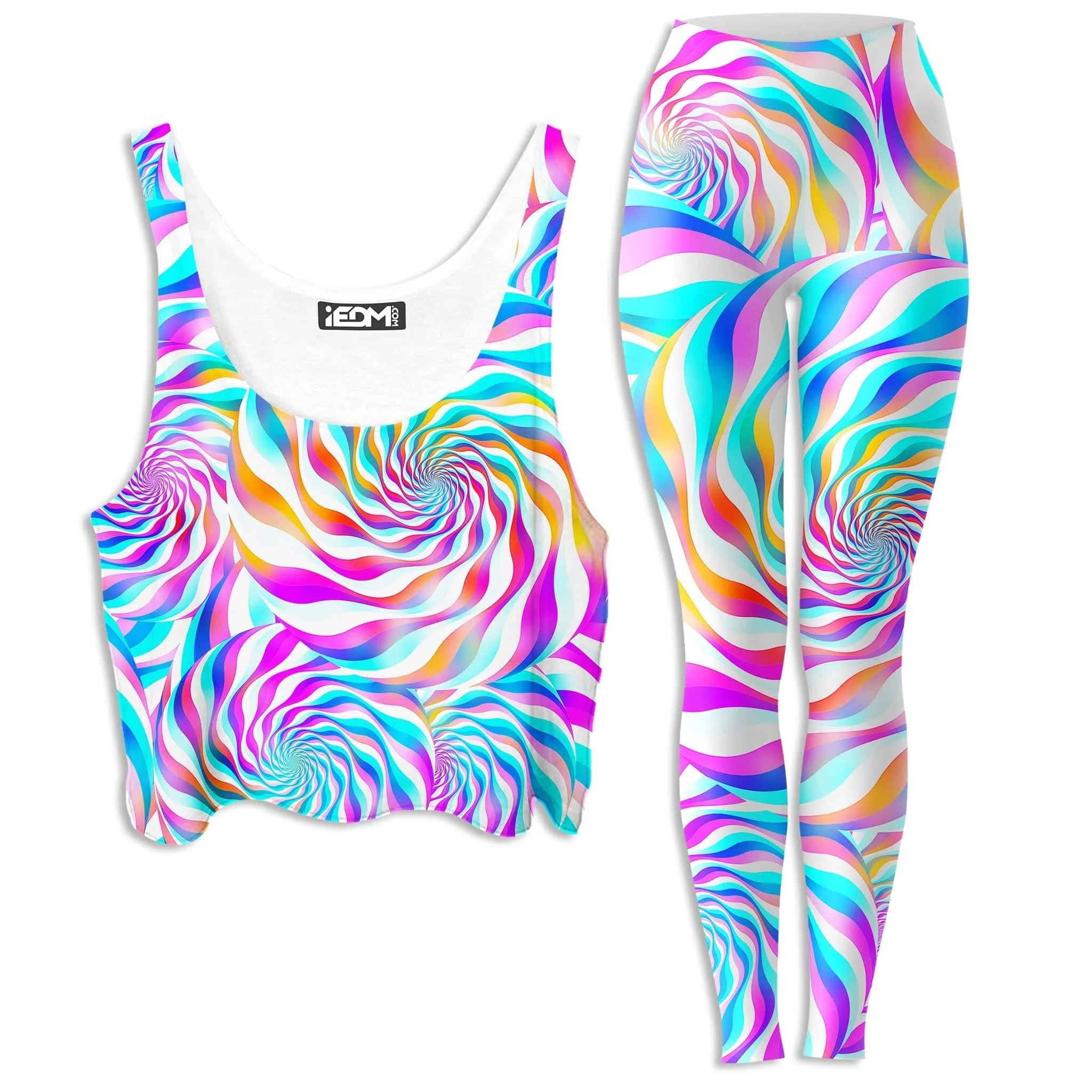 Cloud Surfing Crop Top and Leggings Combo sold by iEDM