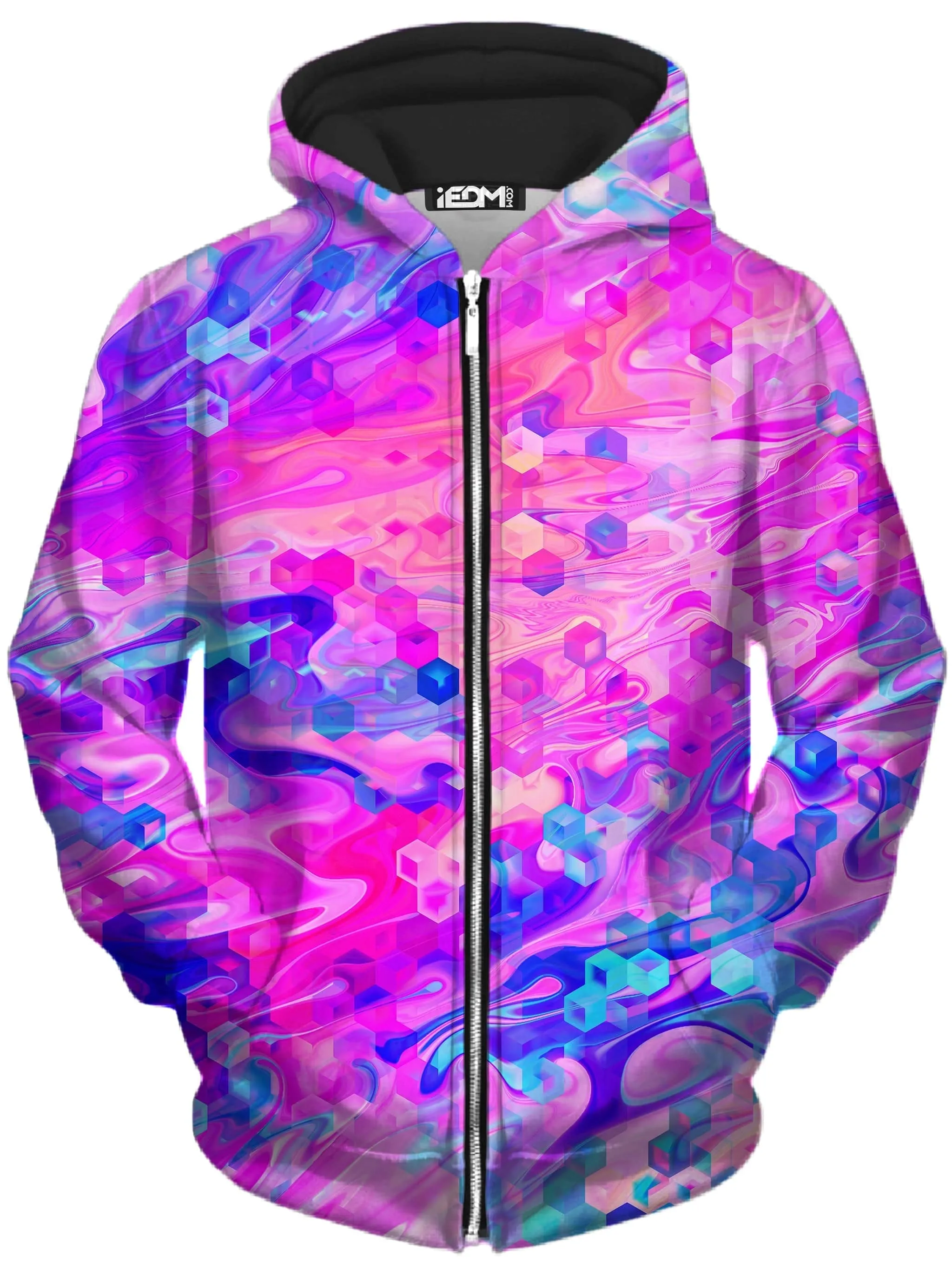 Cotton Candy Wash Zip-Up Hoodie and Joggers Combo sold by iEDM product image thumbnail 2