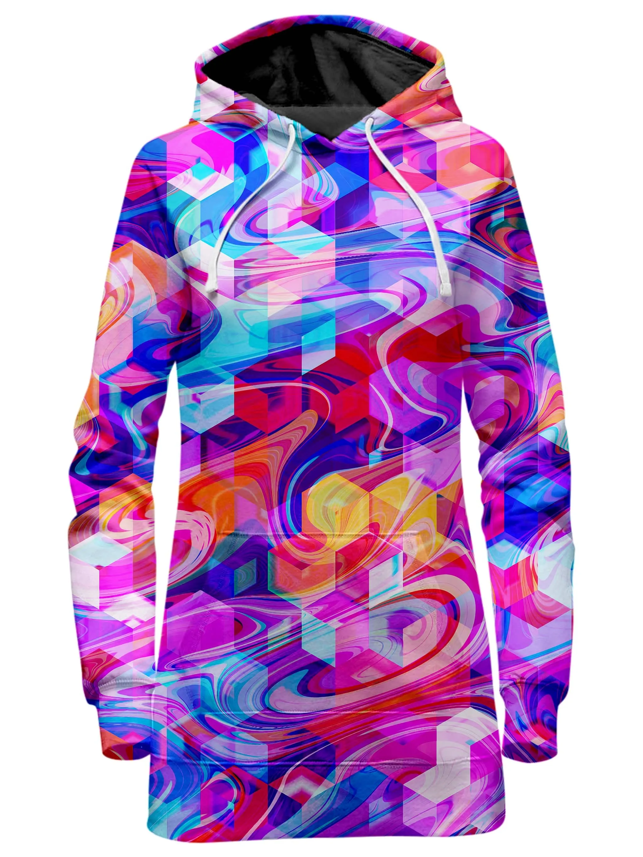 Cubic Drop Hoodie Dress and Leggings Combo sold by iEDM product image thumbnail 2