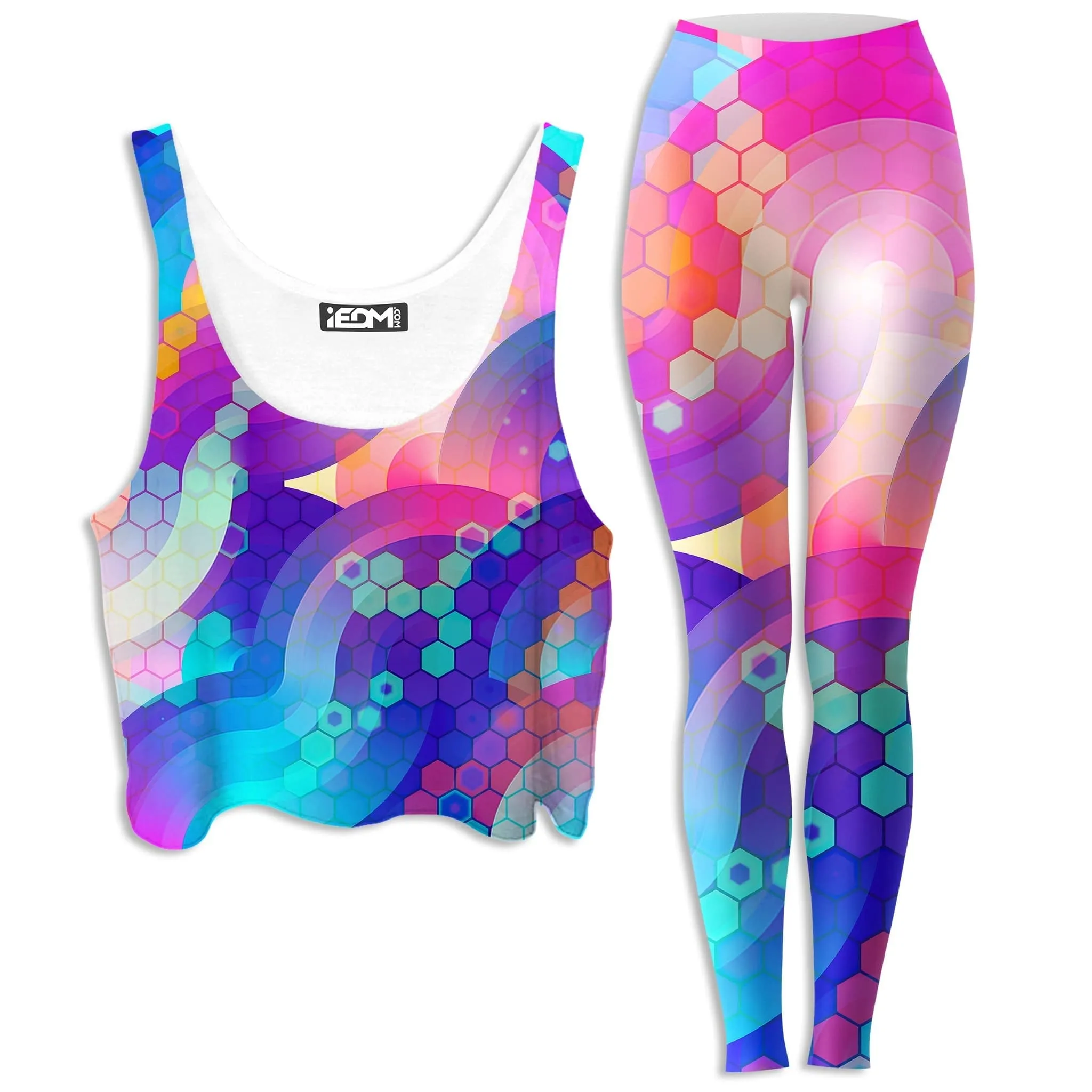 Bubbly Crop Top and Leggings Combo sold by iEDM
