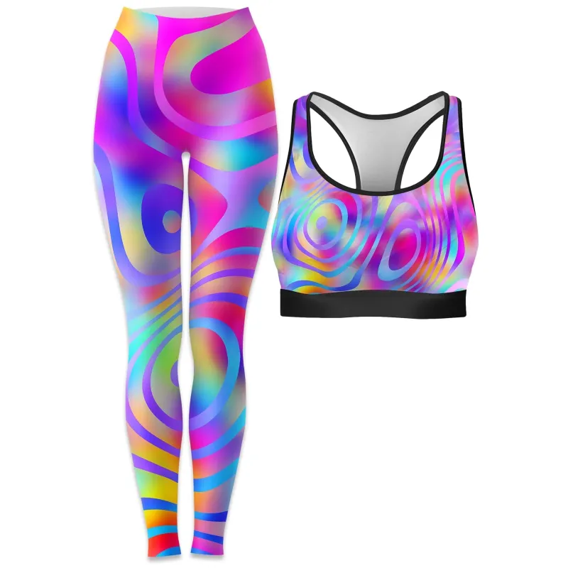 Cali Dreaming Rave Bra and Leggings Combo sold by iEDM