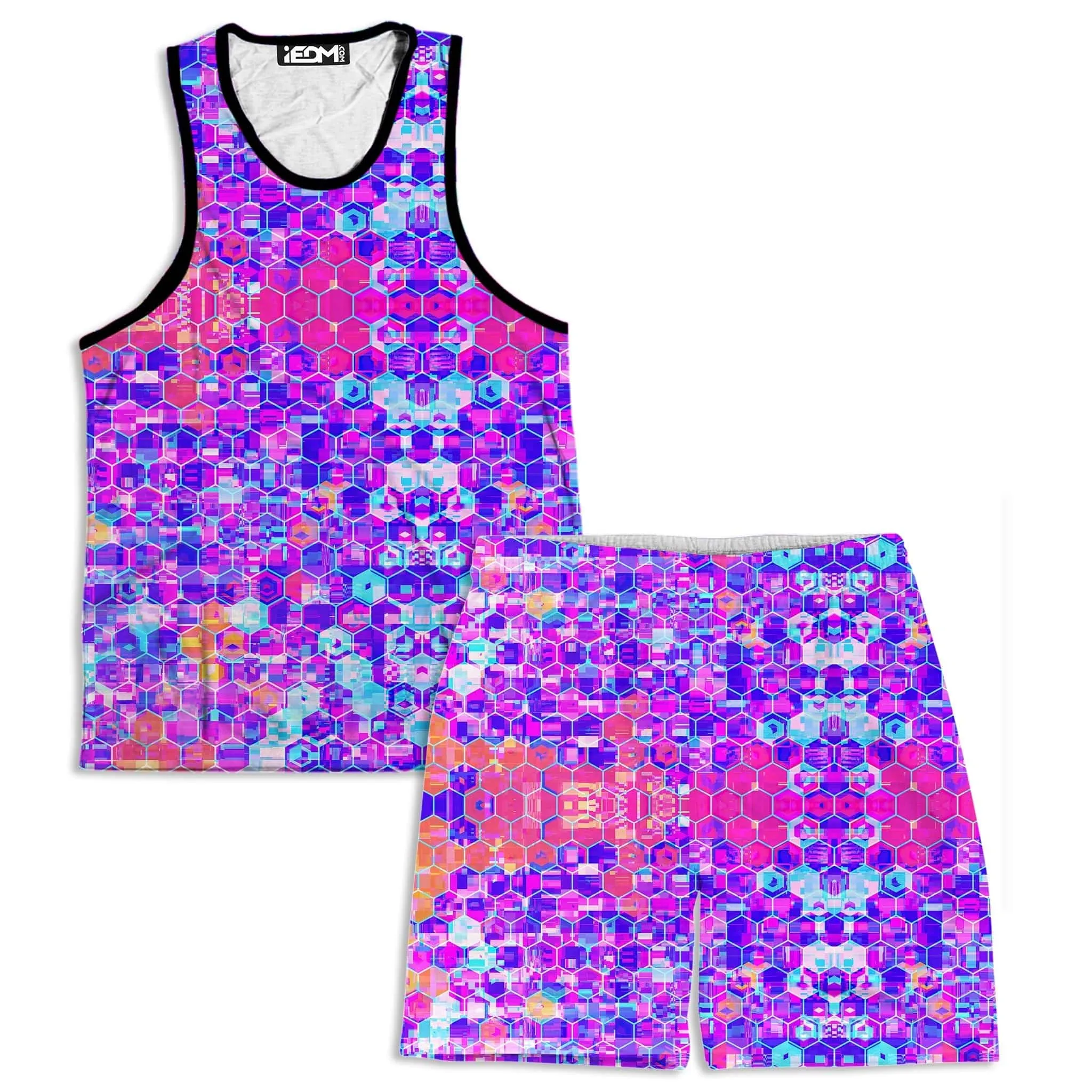 Blocks Of Life Men's Tank and Shorts Combo sold by iEDM