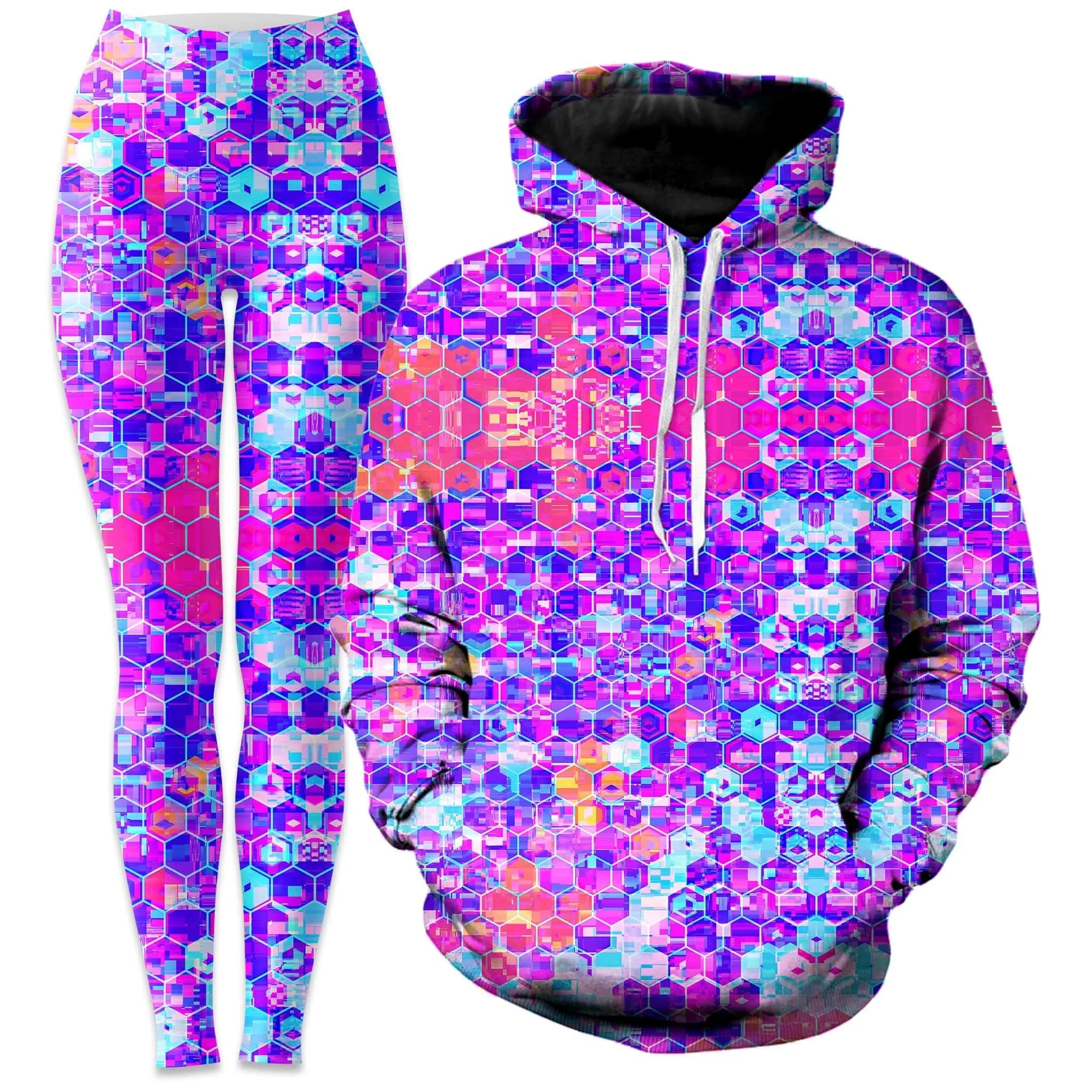Blocks Of Life Hoodie and Leggings Combo sold by iEDM