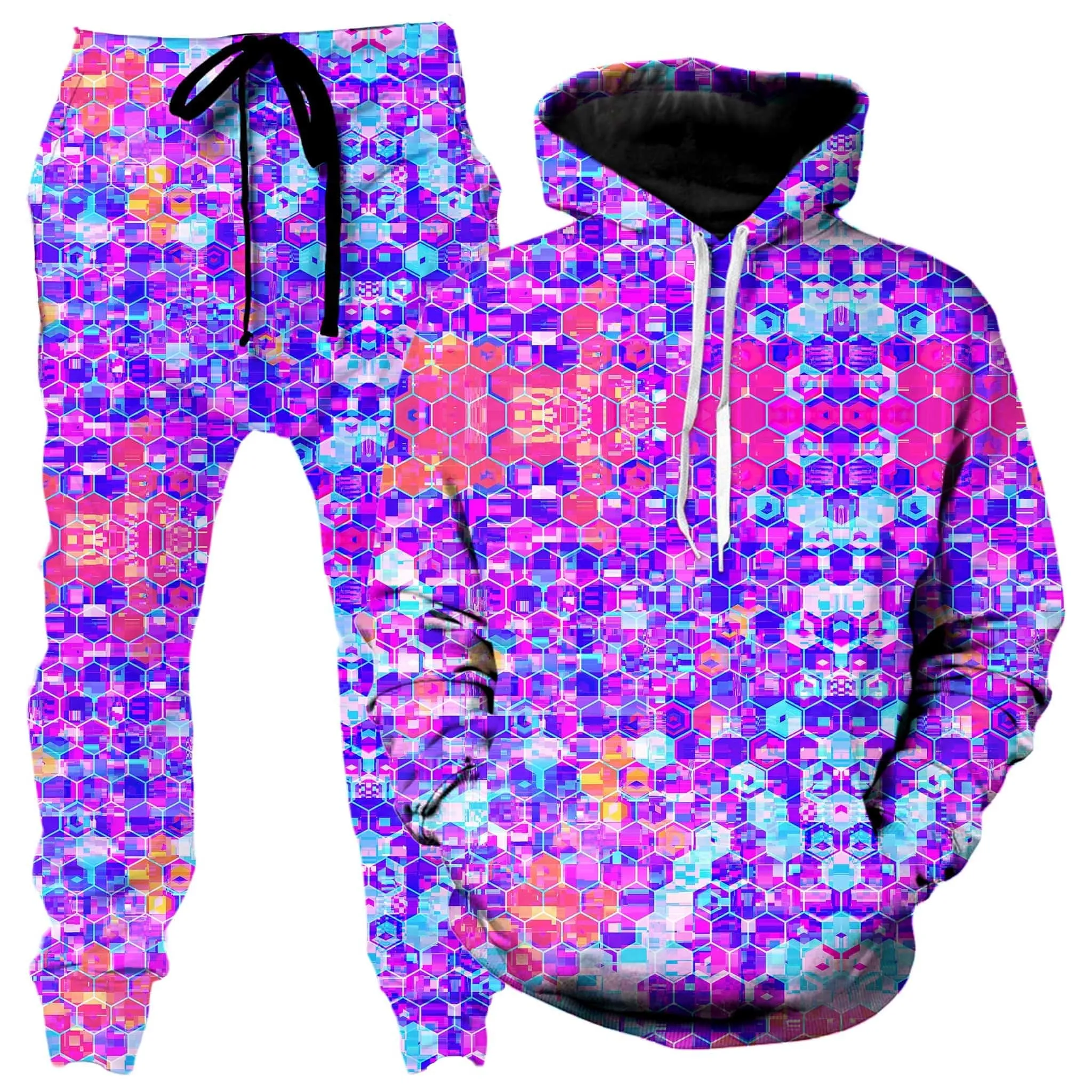 Blocks Of Life Hoodie and Joggers Combo sold by iEDM