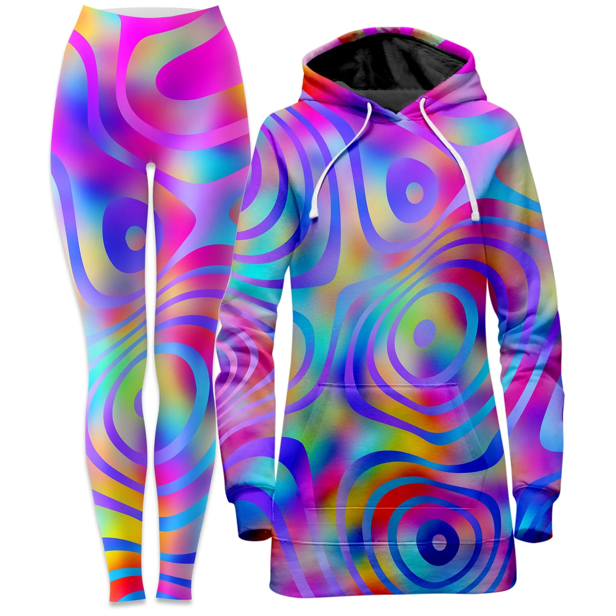 Cali Dreaming Hoodie Dress and Leggings Combo sold by iEDM