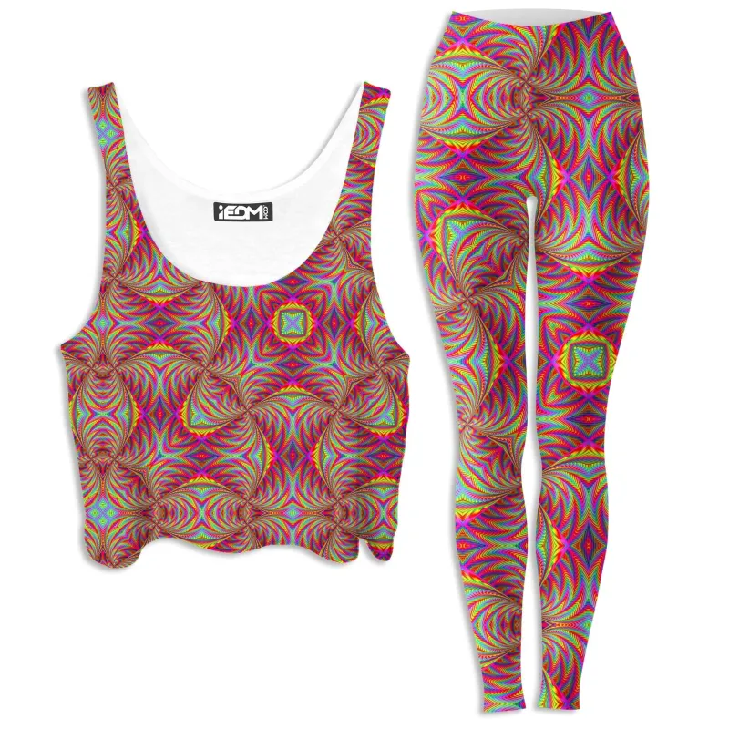 All The Faves Crop Top and Leggings Combo sold by iEDM