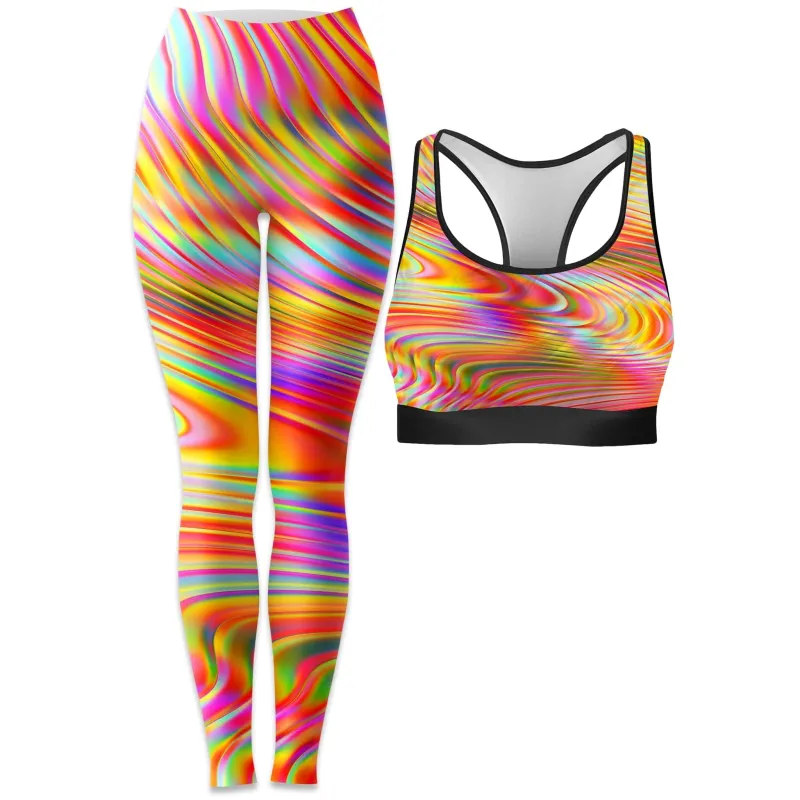 Afternoon Delight Rave Bra and Leggings Combo made by iEDM