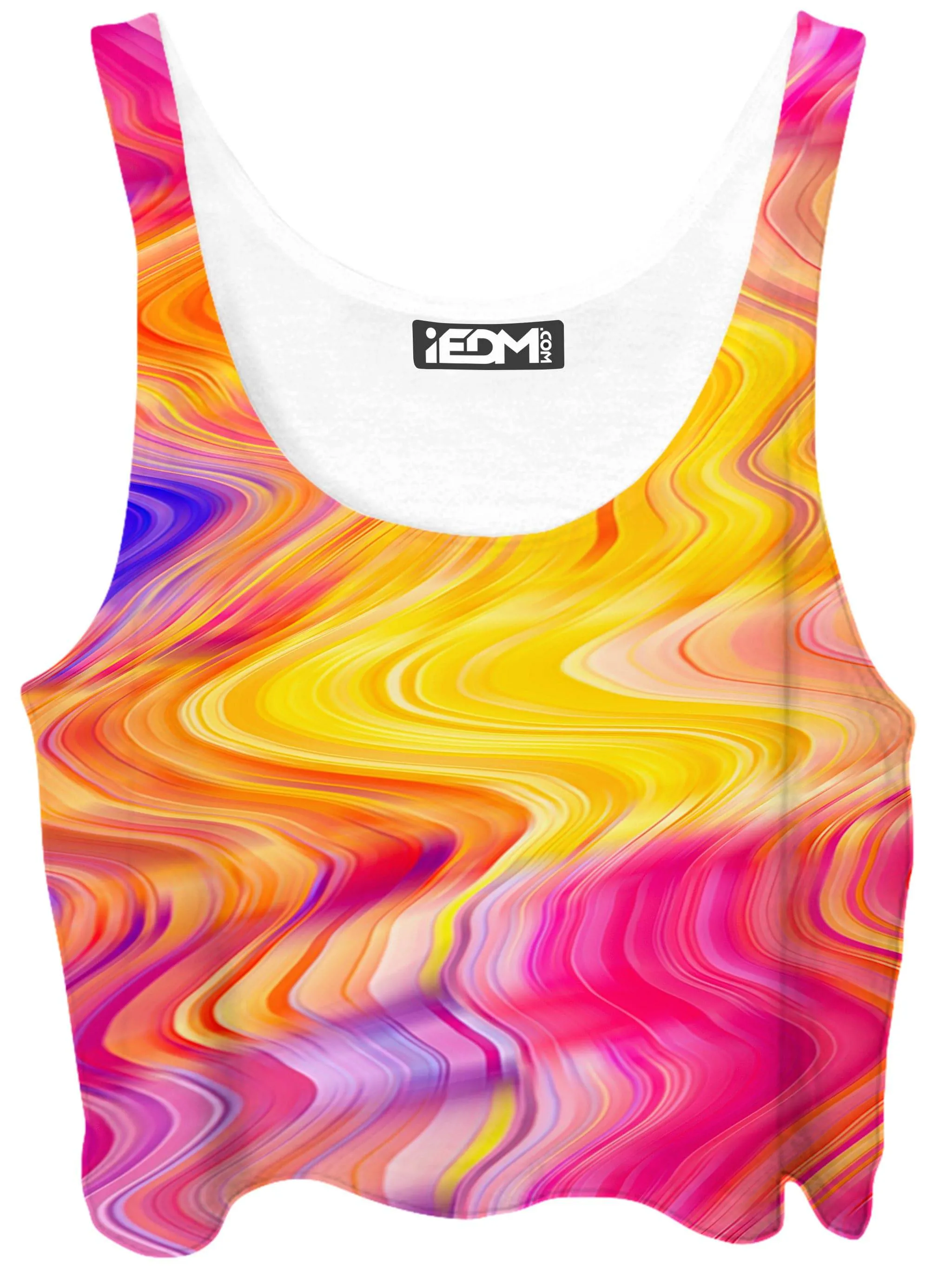 Psychedelic Aftershock Crop Top sold by iEDM