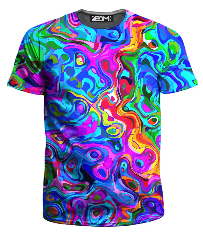 Rainbow Waves Men's T-Shirt sold by iEDM