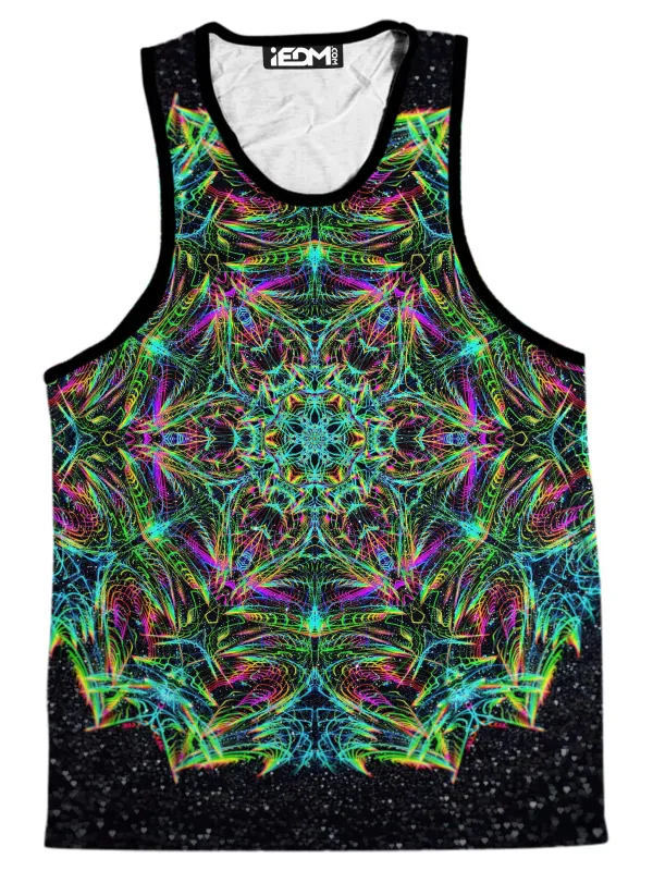 Green Warp Men's Tank sold by iEDM