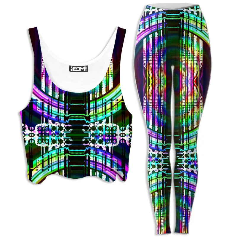 Astral Gate Crop Top and Leggings Combo sold by iEDM