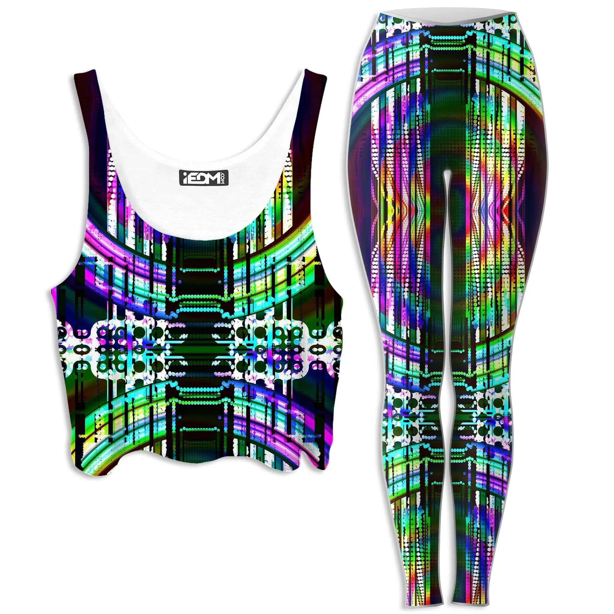 Astral Gate Crop Top and Leggings Combo sold by iEDM
