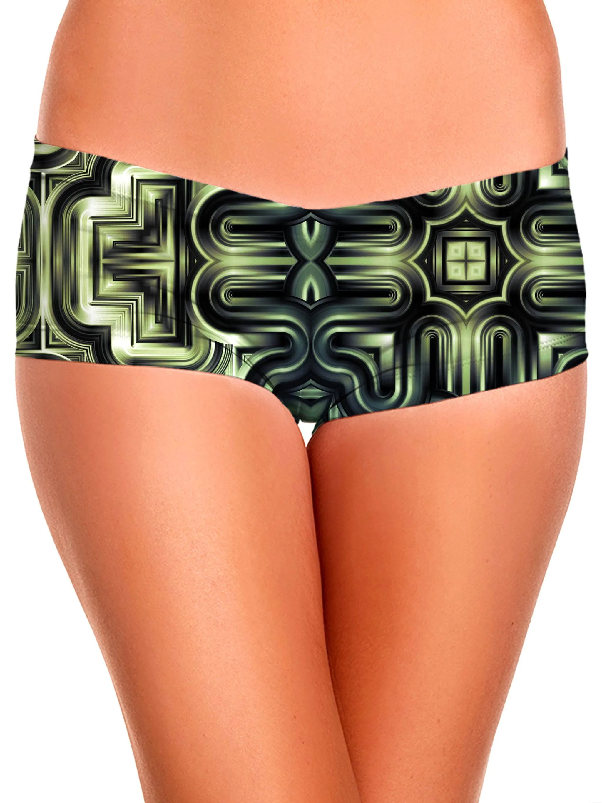 Unthinkable Machines Crop Top and Booty Shorts Combo sold by iEDM product image thumbnail 3