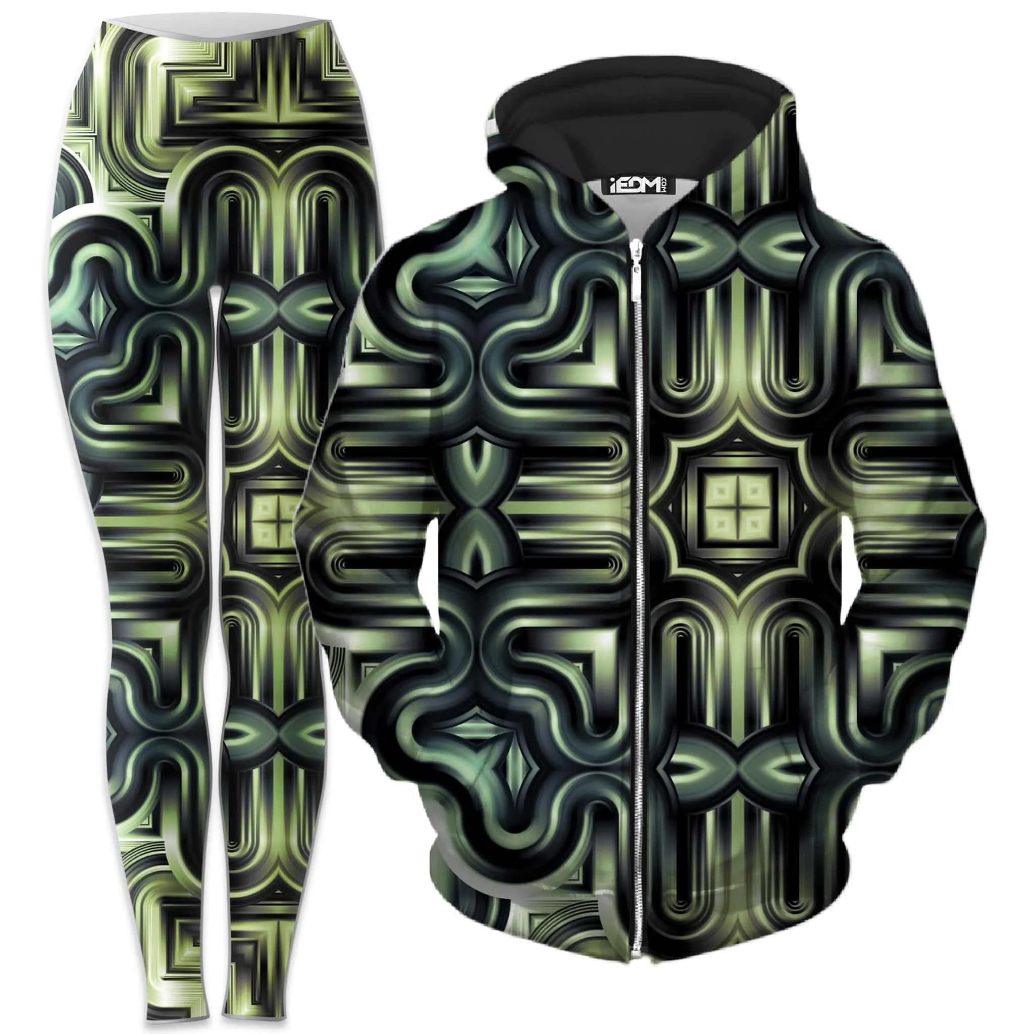 Unthinkable Machines Zip-Up Hoodie and Leggings Combo sold by iEDM