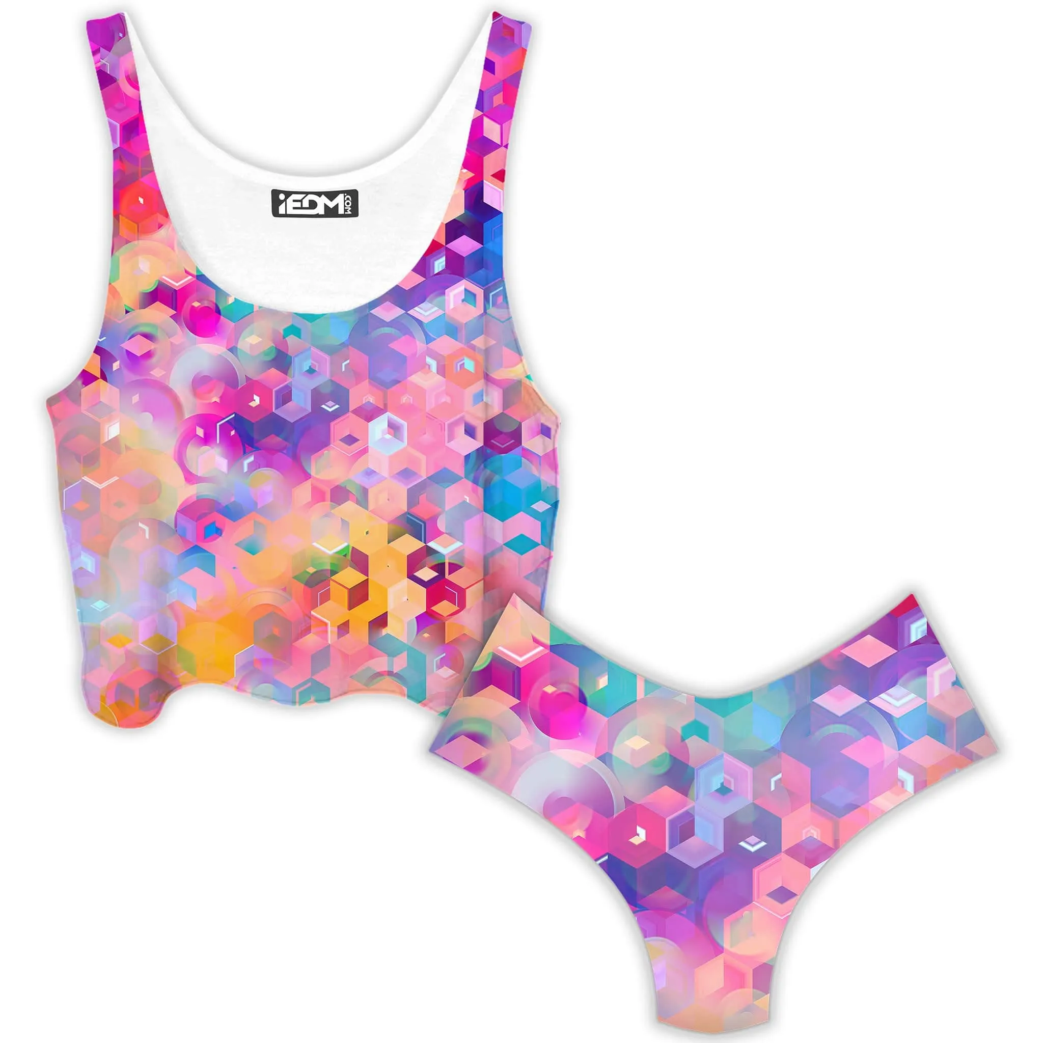 Portal Realm Crop Top and Booty Shorts Combo sold by iEDM