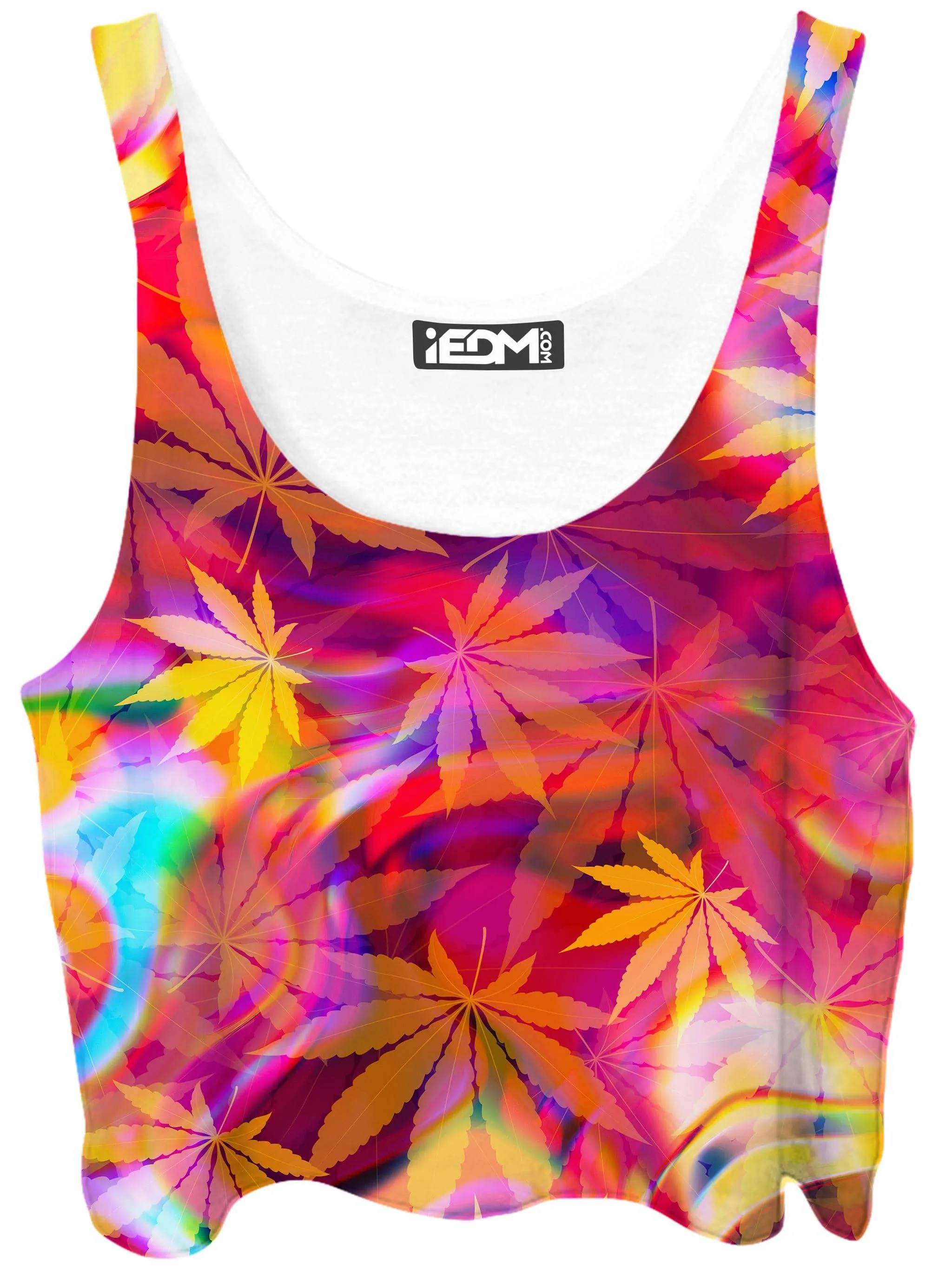 Ganja Dreamin Crop Top and Booty Shorts Combo sold by iEDM product image thumbnail 2