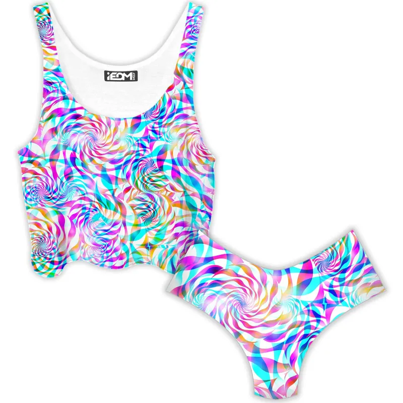 Daydreams Crop Top and Booty Shorts Combo sold by iEDM