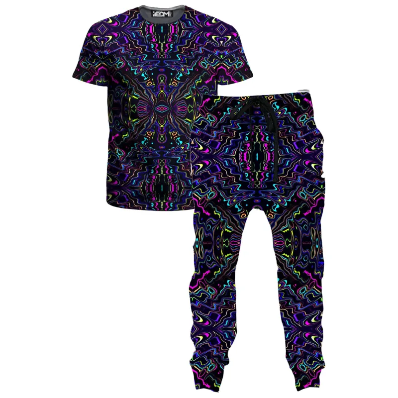Wonky Vision T-Shirt and Joggers Combo made by iEDM