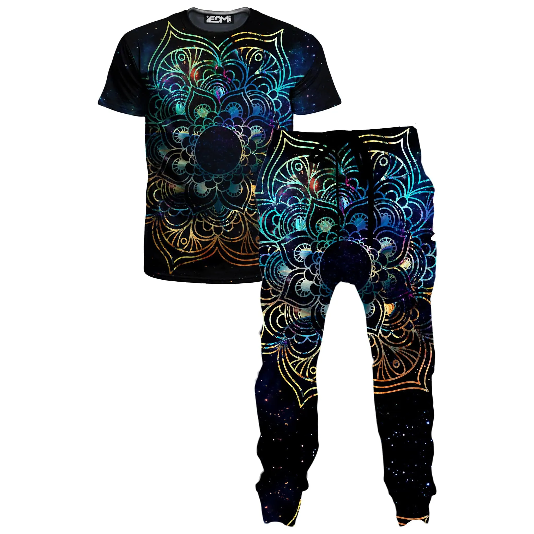 Galaxy Mandala T-Shirt and Joggers Combo sold by iEDM