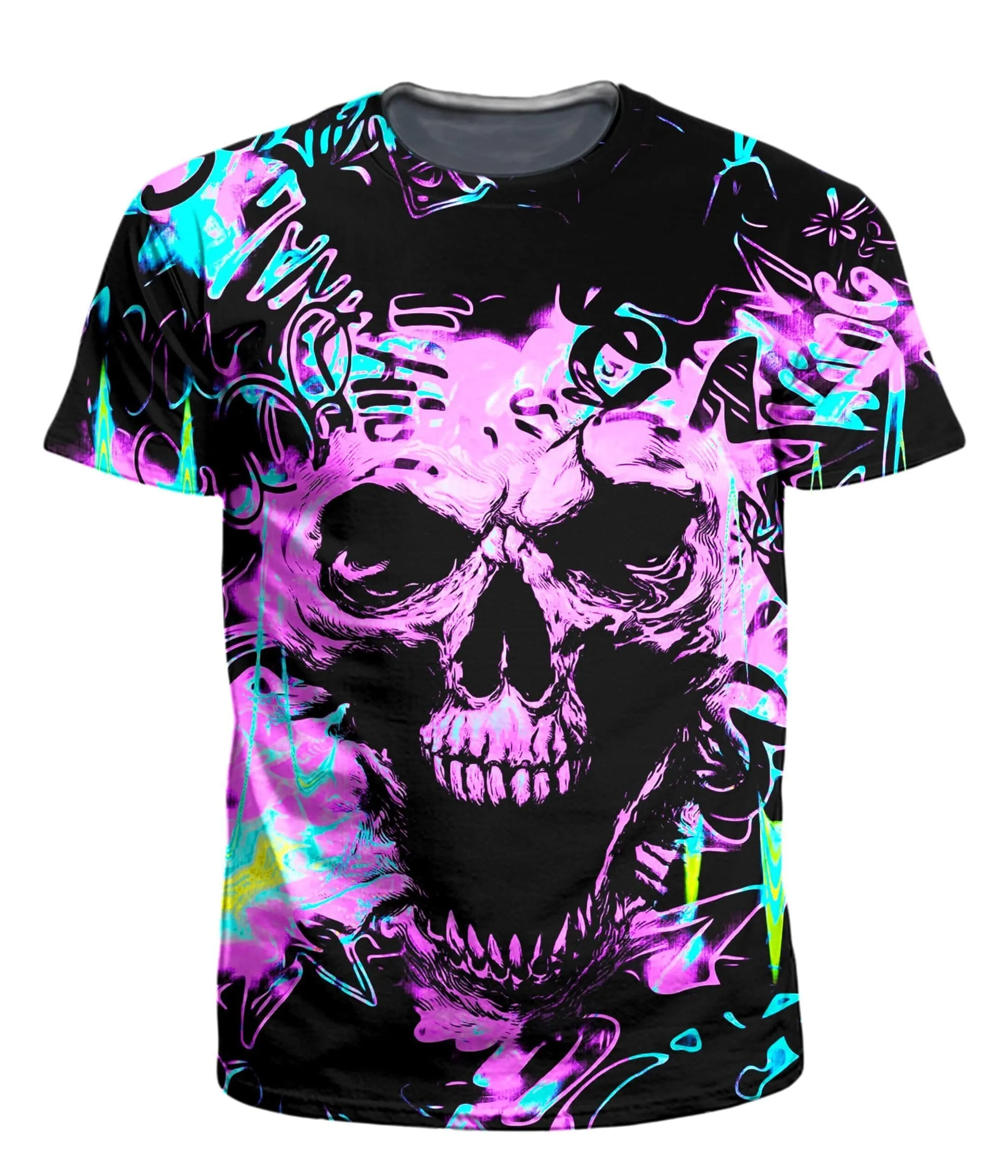 Skull Graffiti T-Shirt and Joggers Combo sold by iEDM product image thumbnail 2