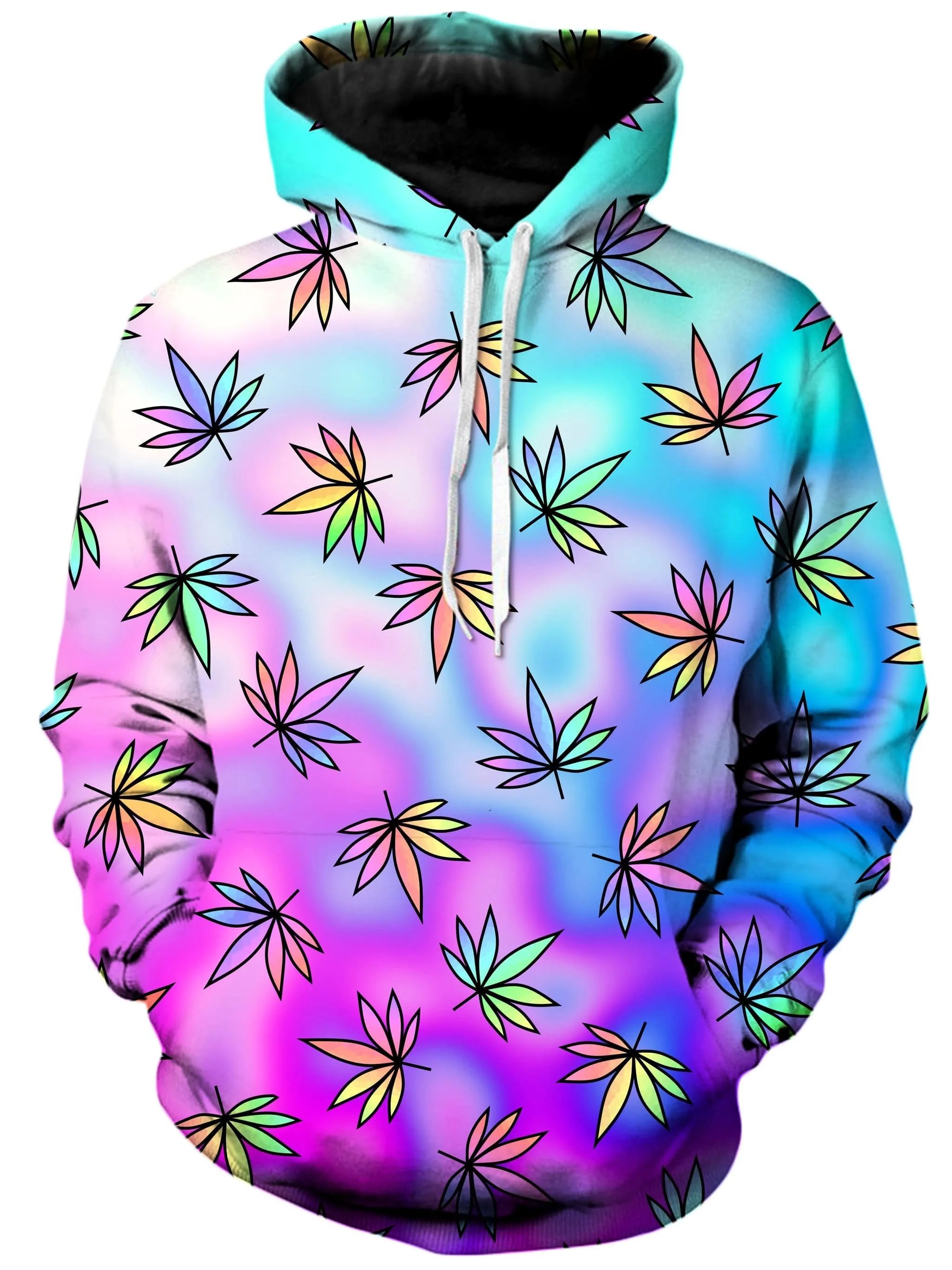 Cascading Marijuana Hoodie and Joggers Combo sold by iEDM product image thumbnail 2
