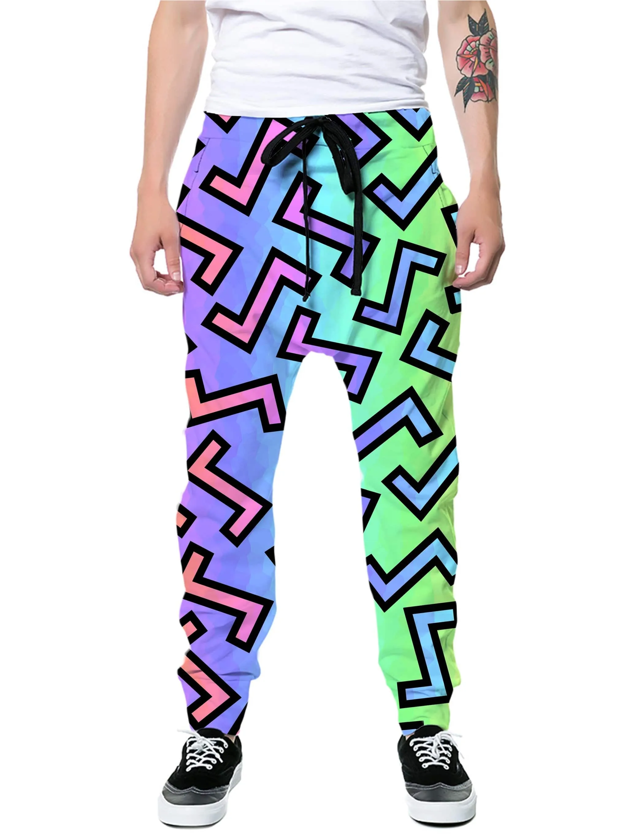 80s Rainbow Hoodie and Joggers Combo sold by iEDM product image thumbnail 3