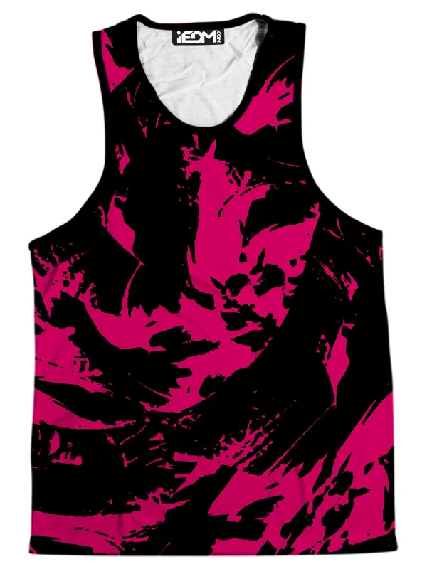 Pink Swirl Men's Tank sold by iEDM