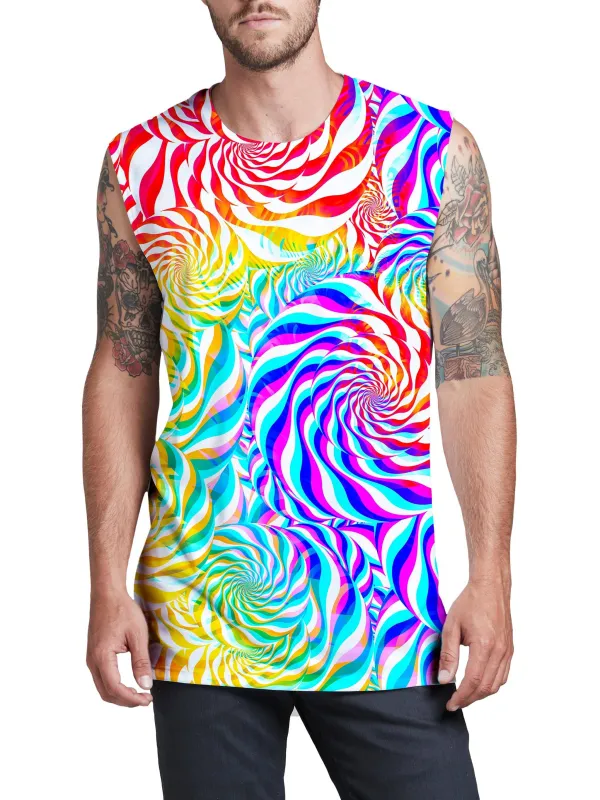 PLUR Rainbow Men's Muscle Tank sold by iEDM