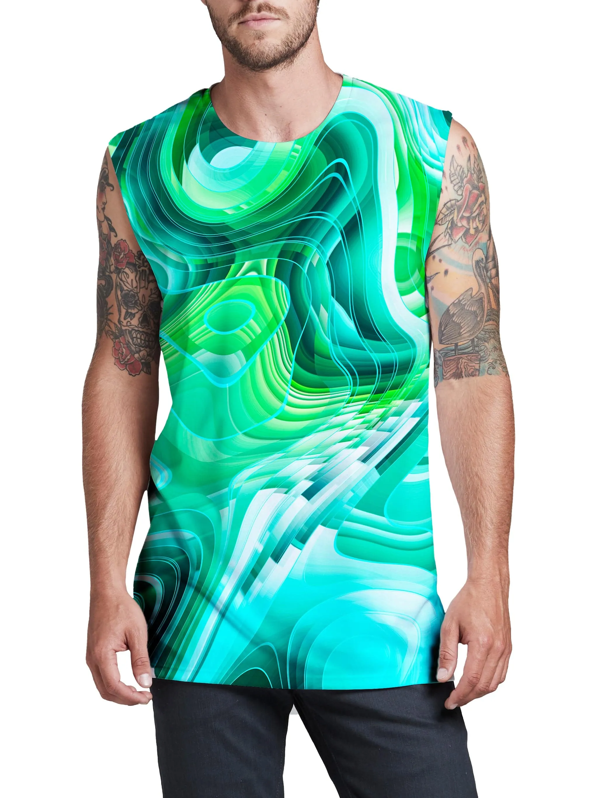 Green Schism Men's Muscle Tank sold by iEDM