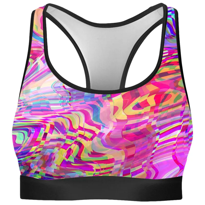 Glitch Waves Rave Bra sold by iEDM