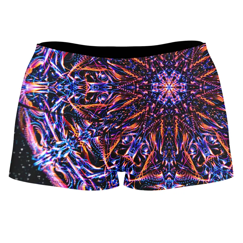 Stargate Prism High-Waisted Women's Shorts sold by iEDM