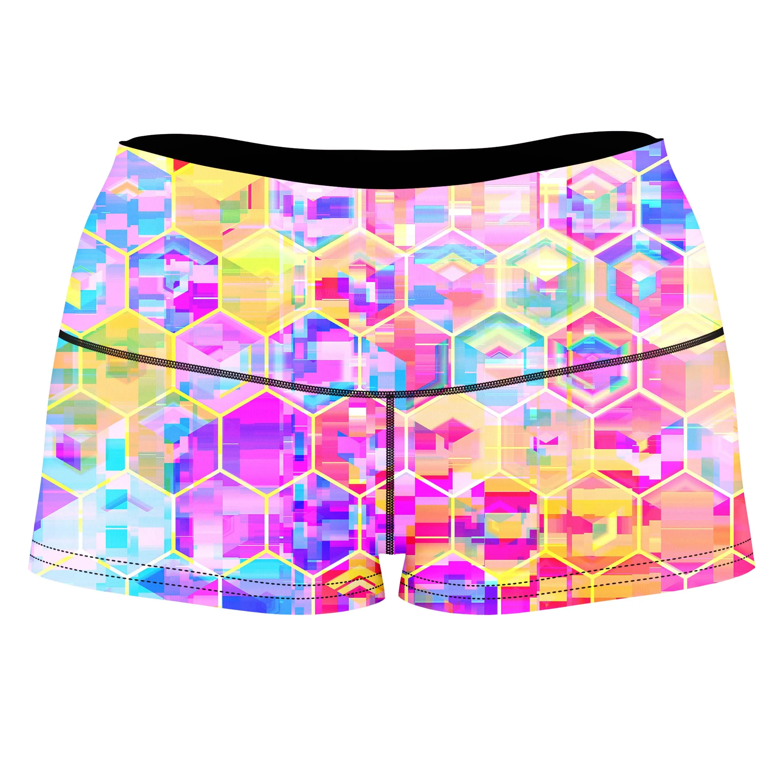 Spectral Cubes High-Waisted Women's Shorts sold by iEDM
