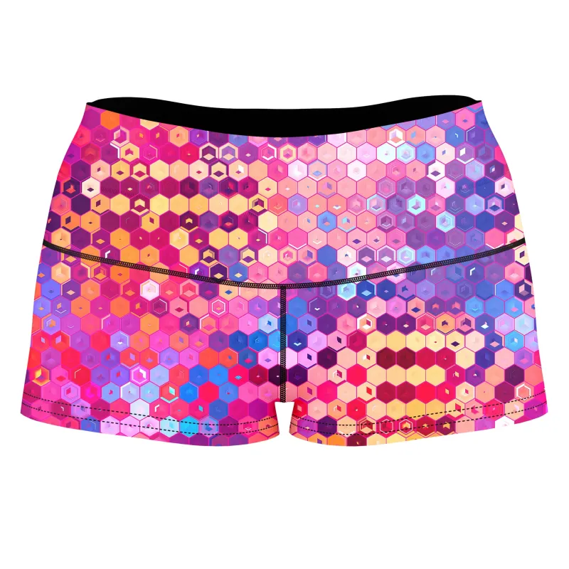 MDNA High-Waisted Women's Shorts sold by iEDM