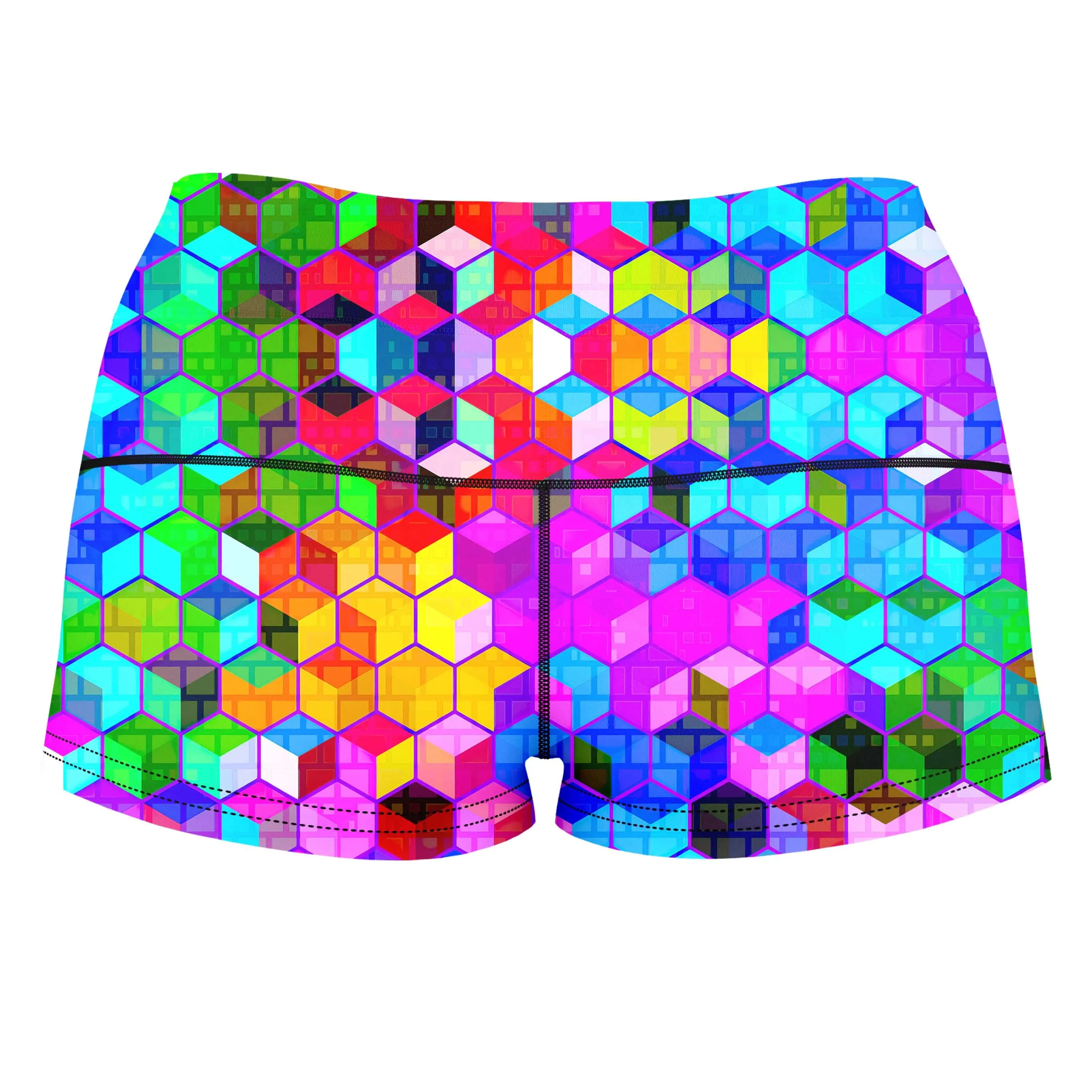 Cubism High-Waisted Women's Shorts sold by iEDM product image thumbnail 2