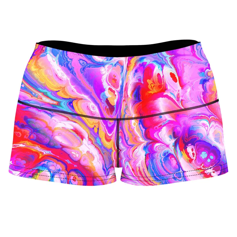 Plasma Flow High-Waisted Women's Shorts sold by iEDM
