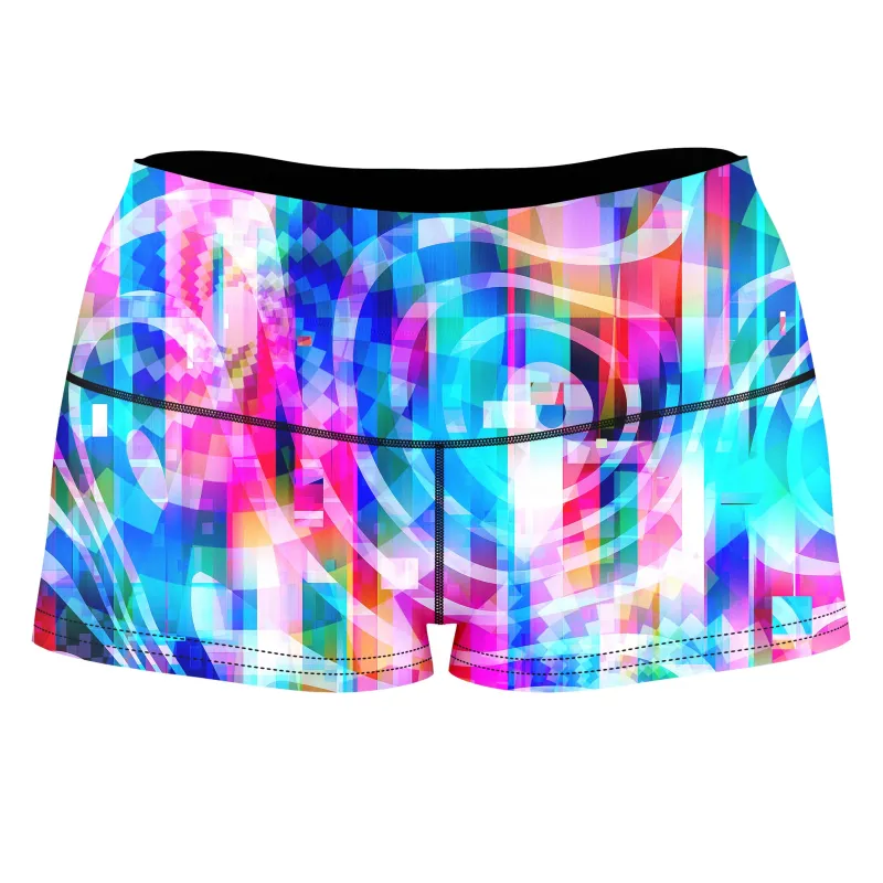 Motherboard High-Waisted Women's Shorts sold by iEDM
