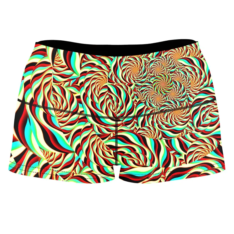 Horizon Trippy High-Waisted Women's Shorts sold by iEDM