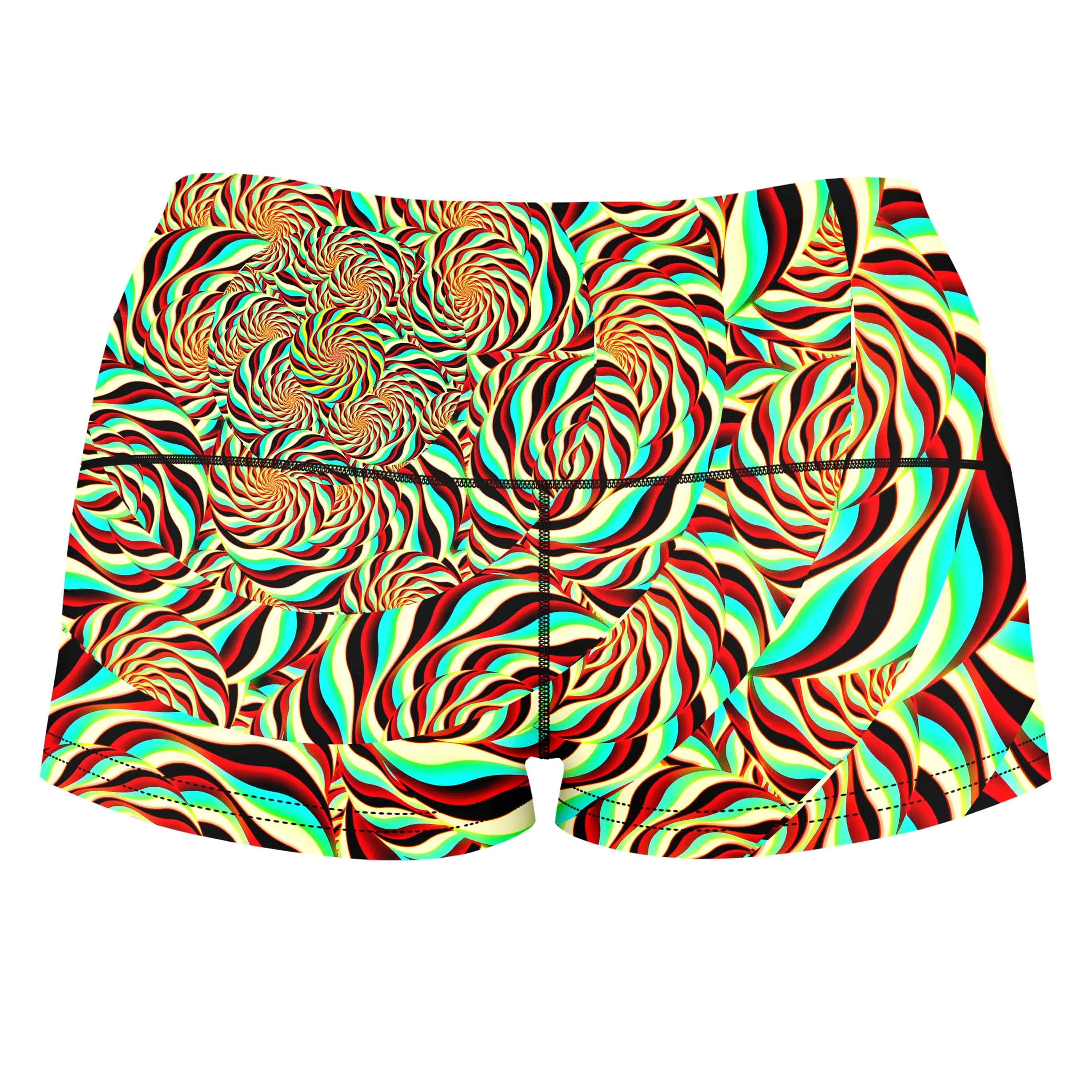 Horizon Trippy High-Waisted Women's Shorts sold by iEDM product image thumbnail 2